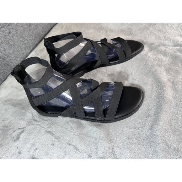 Torrid Womens shoes 8.5WW Black Gladiator Stretch Sandals Pre-Owned - Picture 11 of 16
